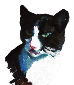 cat watercolor