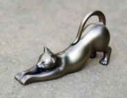 Metal Cat Figurine